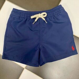 Polo Ralph Lauren Navy Swim Shorts Size 9-12 months 💙❤️